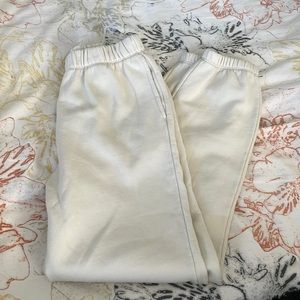 Call Her Daddy UNWELL Joggers Size S (Bone)